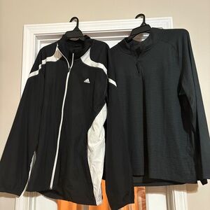 Men’s Nike & Adidas Lightwieght Jackets size XL